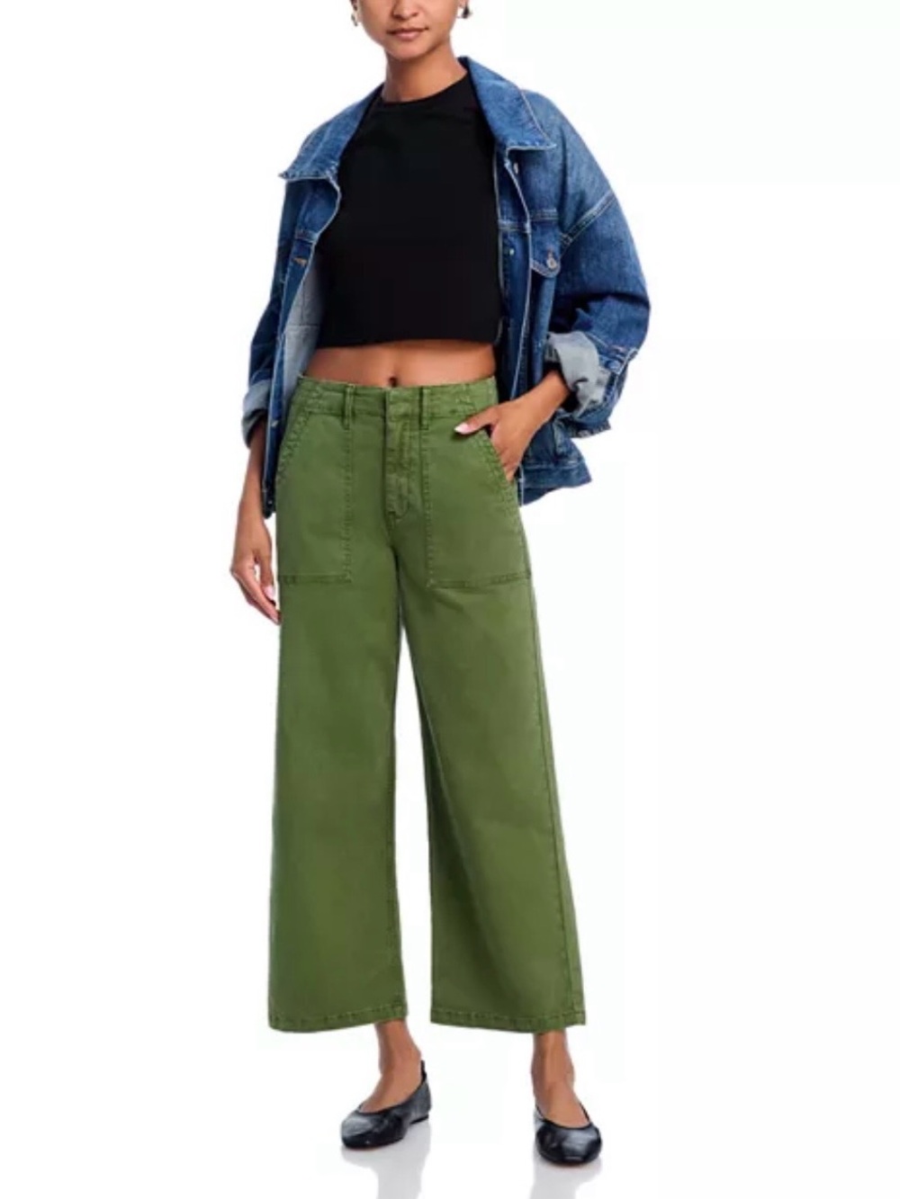 Pistola Sophia Cropped Utility Pants Size 32